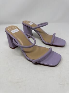 Brand New BCTEX Women's Size 7 Purple Lilac Heeled Wedge Sandals Open Toe